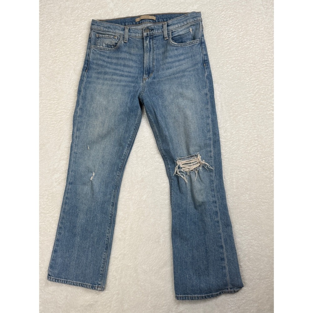 Joe's Jeans Women's Size 30 Light Wash Distressed Cropped /Ankle Jeans